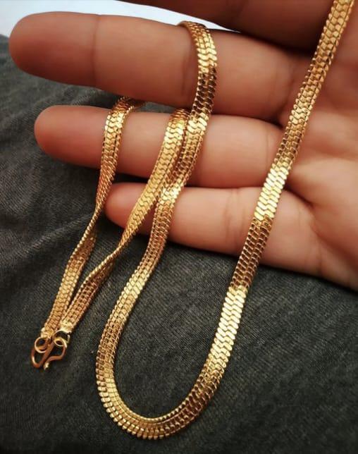 Elegant Mens Gold Plated Chains