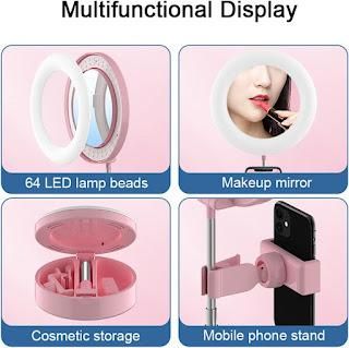 LED Desktop Makeup Mirror Selfie Light