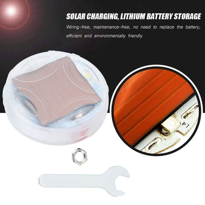 Solar Energy LED Tyre Valve Cap Lamp - Pack of 1