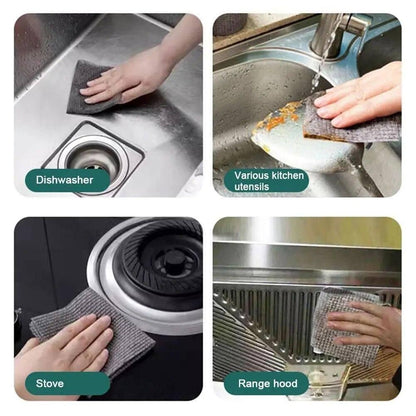 Kitchen Cleaning Resitant Wire Towel Ball Cleaning Scrubber Brush Roll