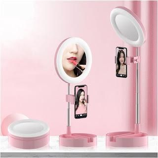 LED Desktop Makeup Mirror Selfie Light