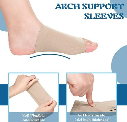 Arch Support Sleeve Cushion Heel Socks